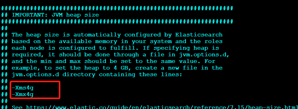 Elasticsearch 安装教程，调整堆内存大小